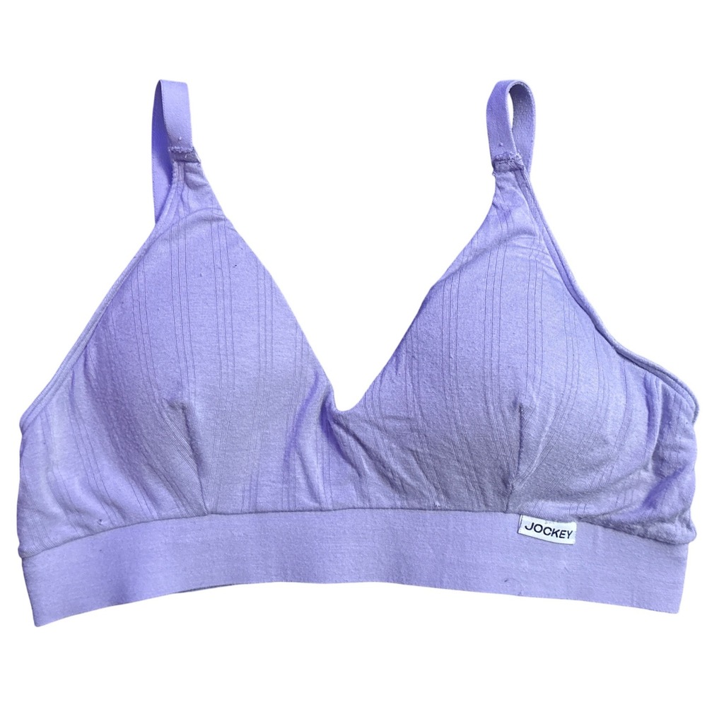 Jockey 2405 Modern Micro Stretch Seamfree Wireless Bralette Purple Size M